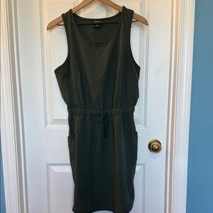 Tek Gear Olive Green Sleeveless Dress